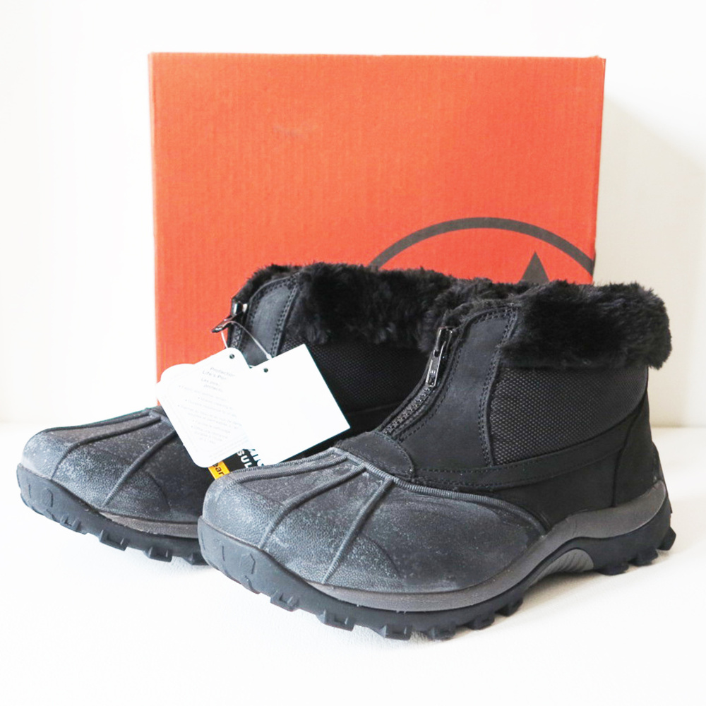 Propet Blizzard Ankle Zip II Boots Fur Leather